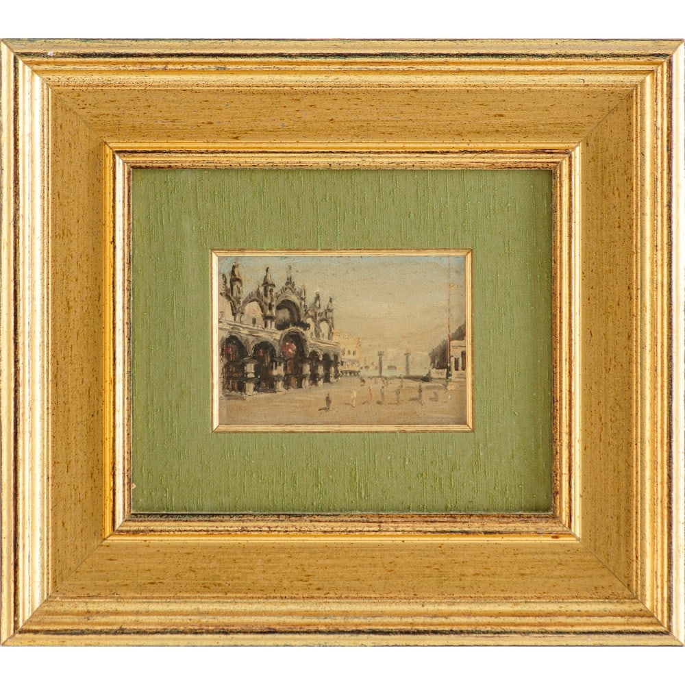 PITTORE ITALIANO DEL XIX SECOLO, Olio su cartone telato (1 of 1)
