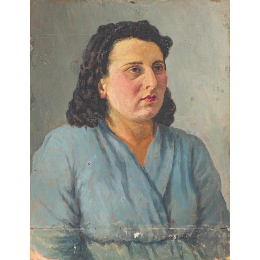 FRANCESCO LODATO (Attr.), Olio su tavola (1 of 1)