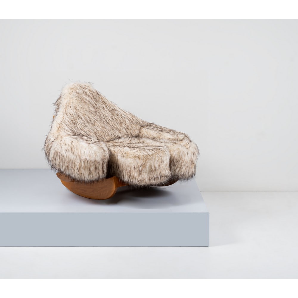 MARIO SCHEICHENBAUER, Poltrona a dondolo "Yeti" (1 of 2)