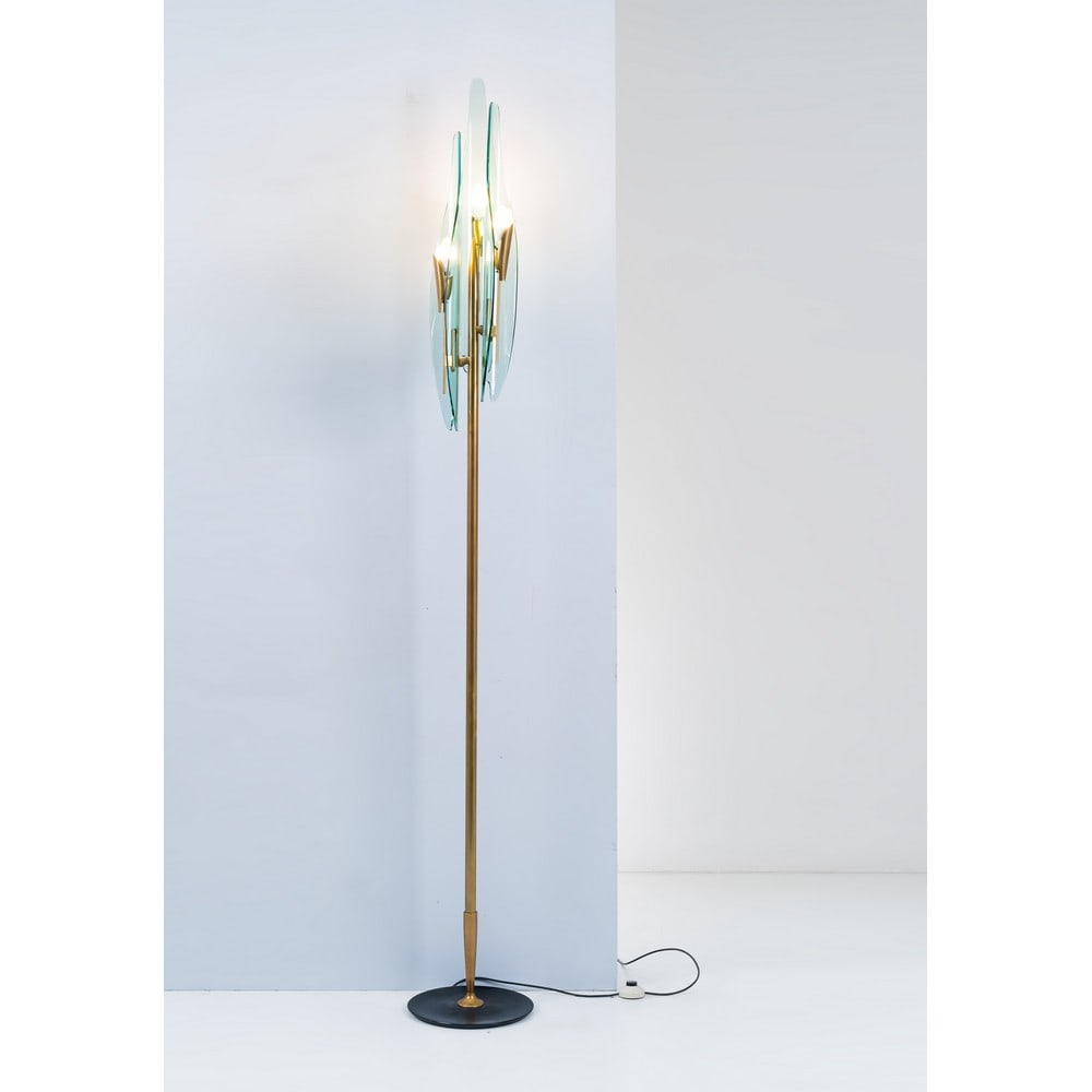 MAX INGRAND, Lampada da terra modello “Dahlia” (1 of 2)