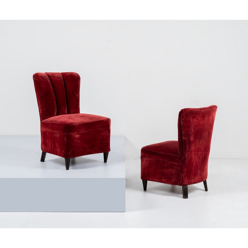 GIO PONTI, Coppia di poltrone (1 of 1)