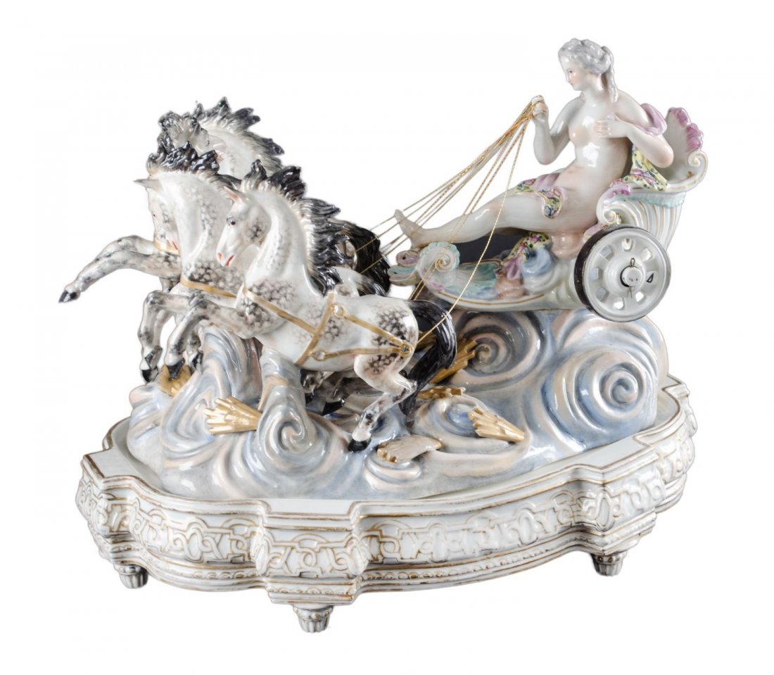 GRUPPO in porcellana Meissen raffigurante "figura (1 of 1)