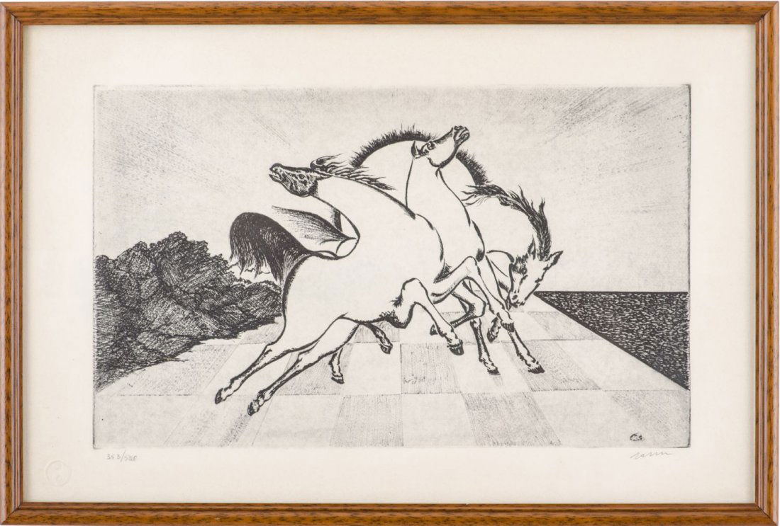 ALIGI SASSU (Milano 1912 - Pollenca 2000) INCISIONE (1 of 1)