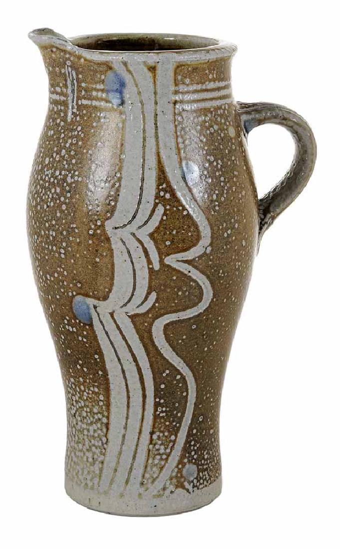 Michael Casson Stoneware Baluster Jug (1 of 4)
