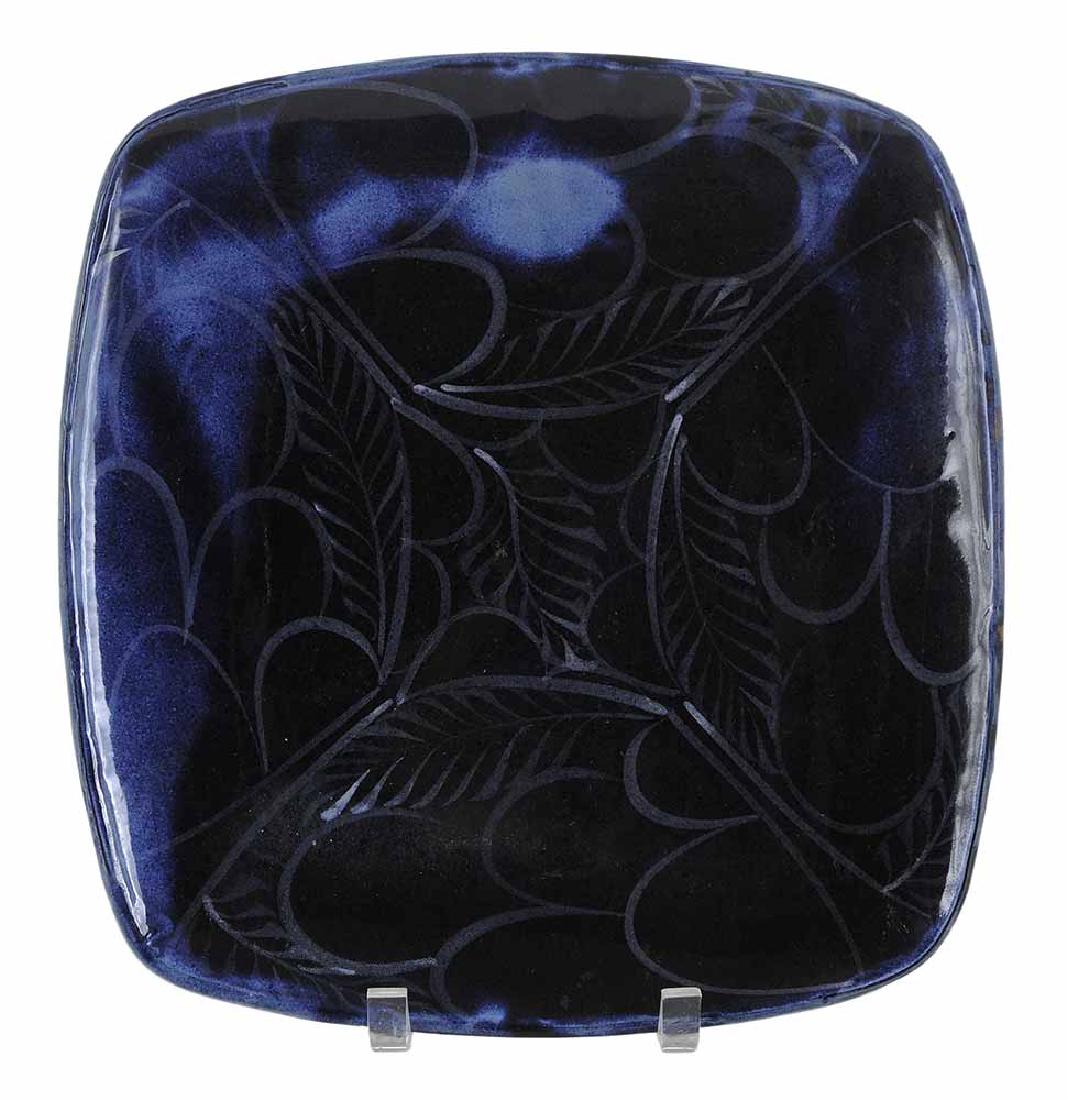 Alan Caiger-Smith Square Plate (1 of 4)