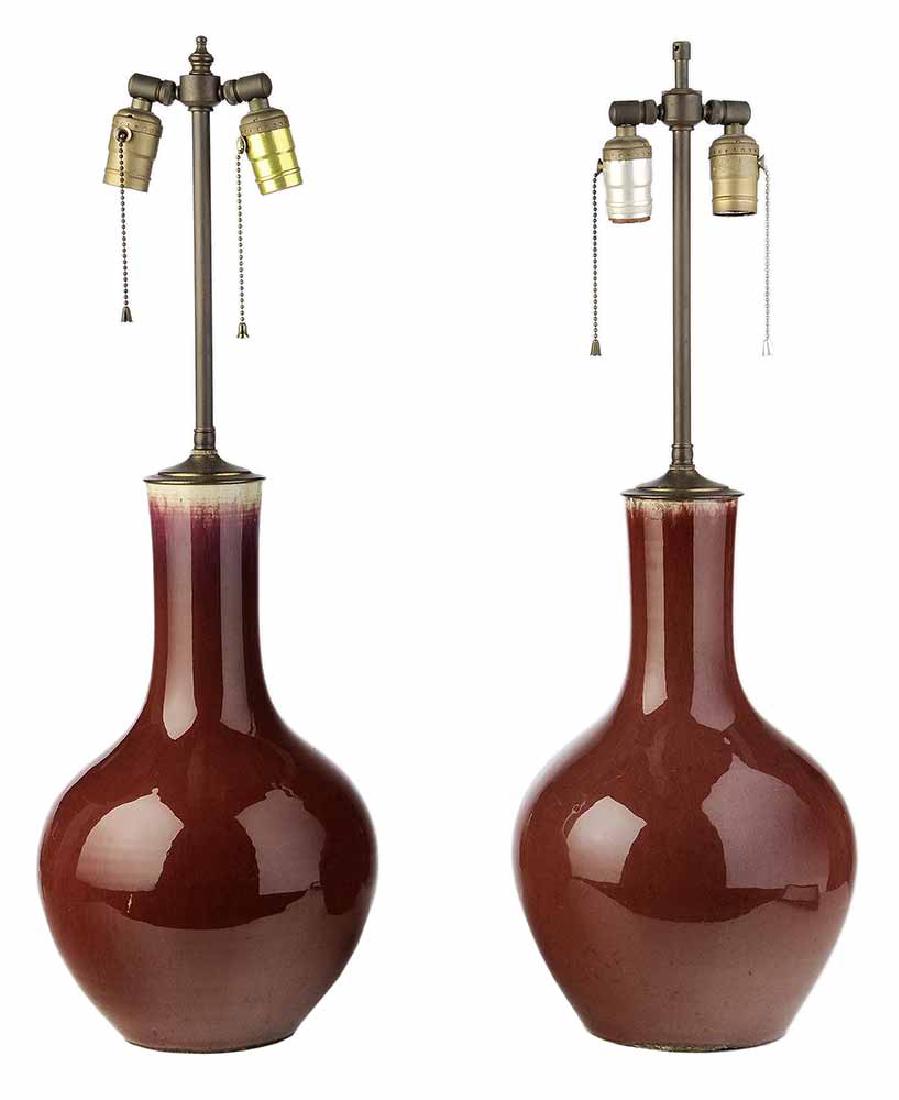 Pair Qing Dynasty Porcelain Bottle (1 of 6)