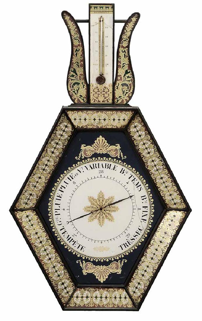 French Empire Gilt and Eglomisé (1 of 4)