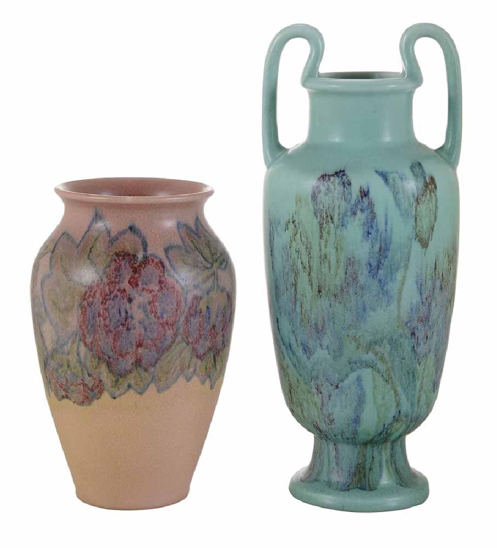Two Louise Abel Rookwood Pottery Vases (1 of 5)