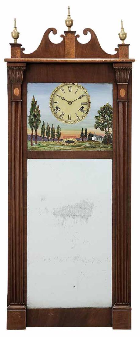 Federal Mahogany Wall Clock (1 of 8)