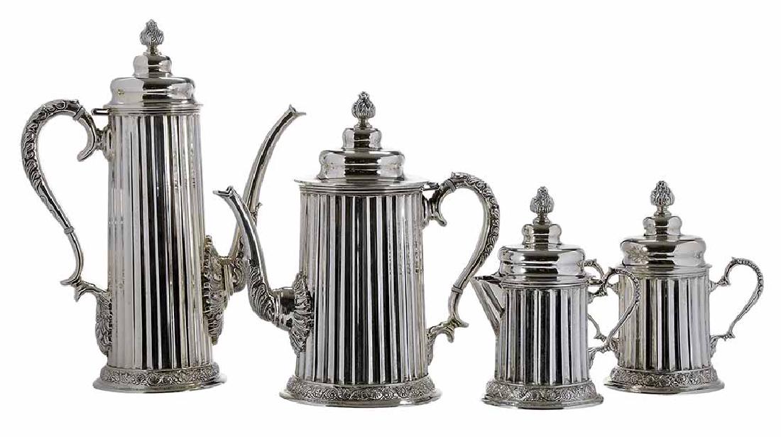 Tane Mexican Sterling Four Piece Tea (1 of 4)