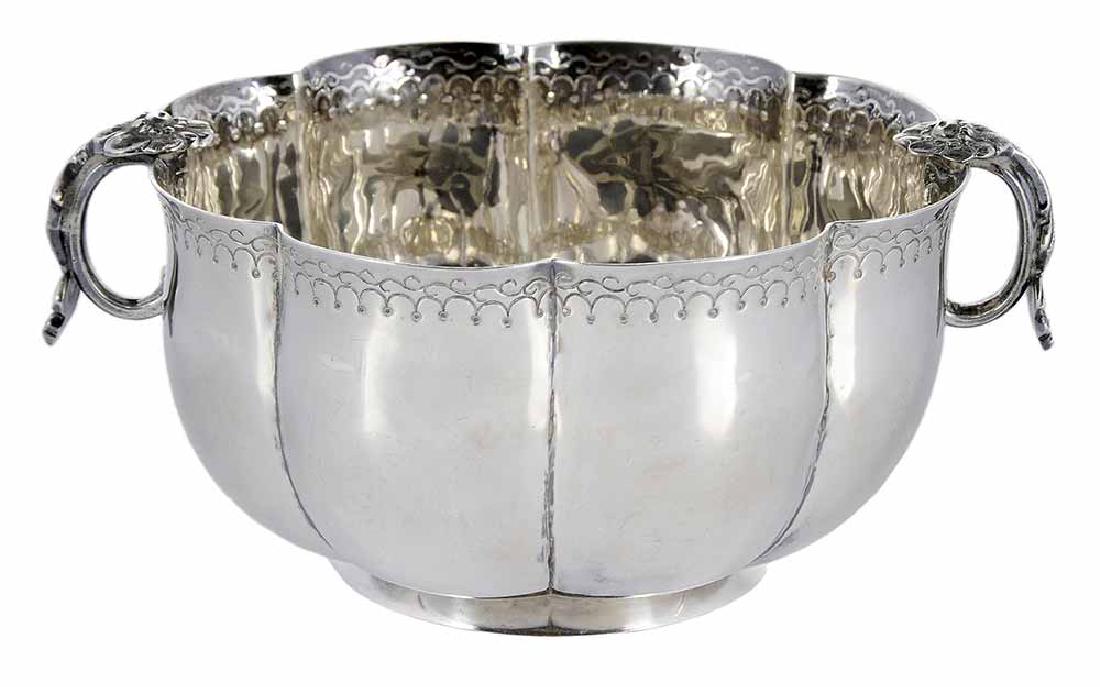 Two handle Mexican Sterling Bowl (1 of 4)