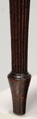 Sheraton Mahogany Damask Upholstered Footstool - 3