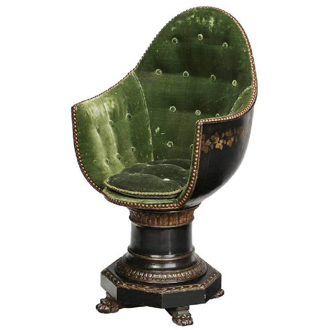 Venetian Parcel Gilt Child Size Gondola Chair (1 of 4)