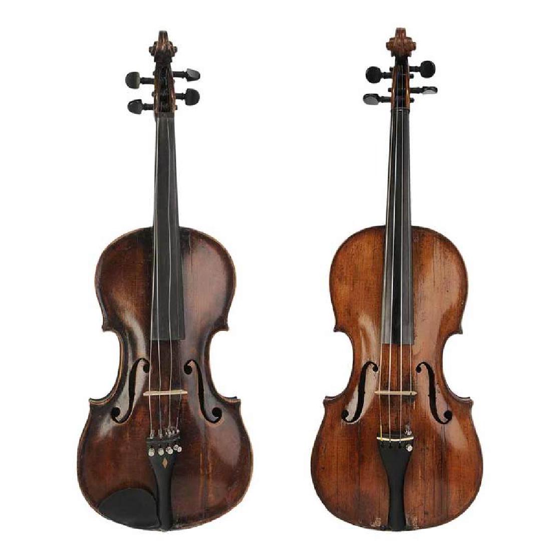 Two Vintage Violins in Cases (1 of 13)