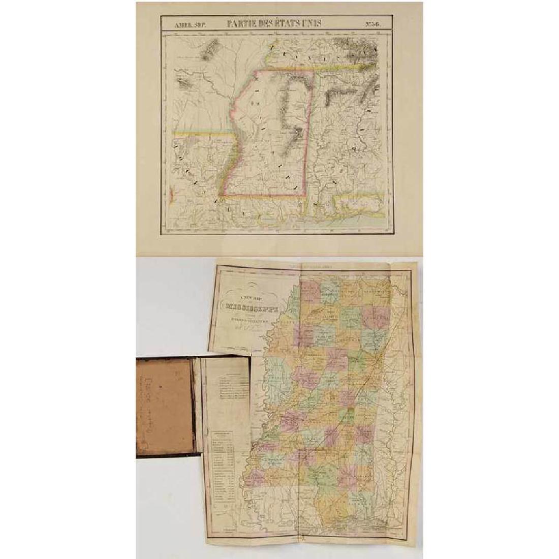 Two 19th Century Maps of Mississippi (1 of 10)