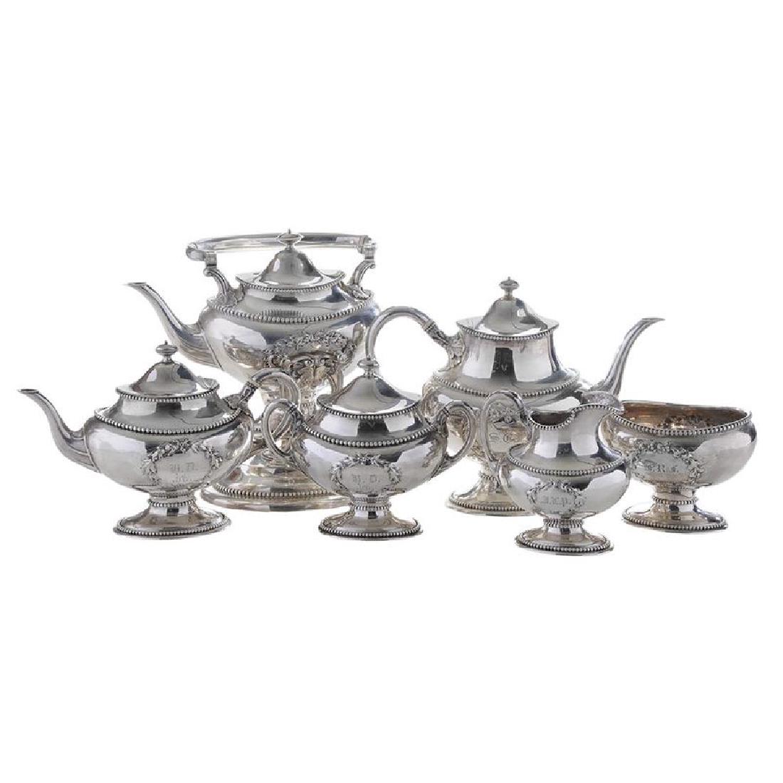 Six Piece Silver Tea Service (1 of 5)