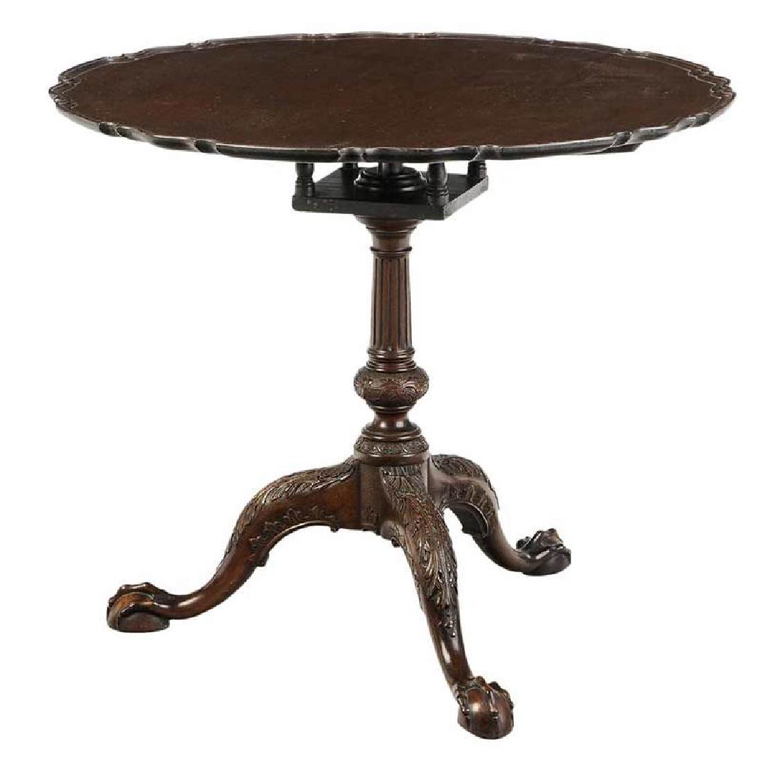 Philadelphia Chippendale Style Tea Table (1 of 5)