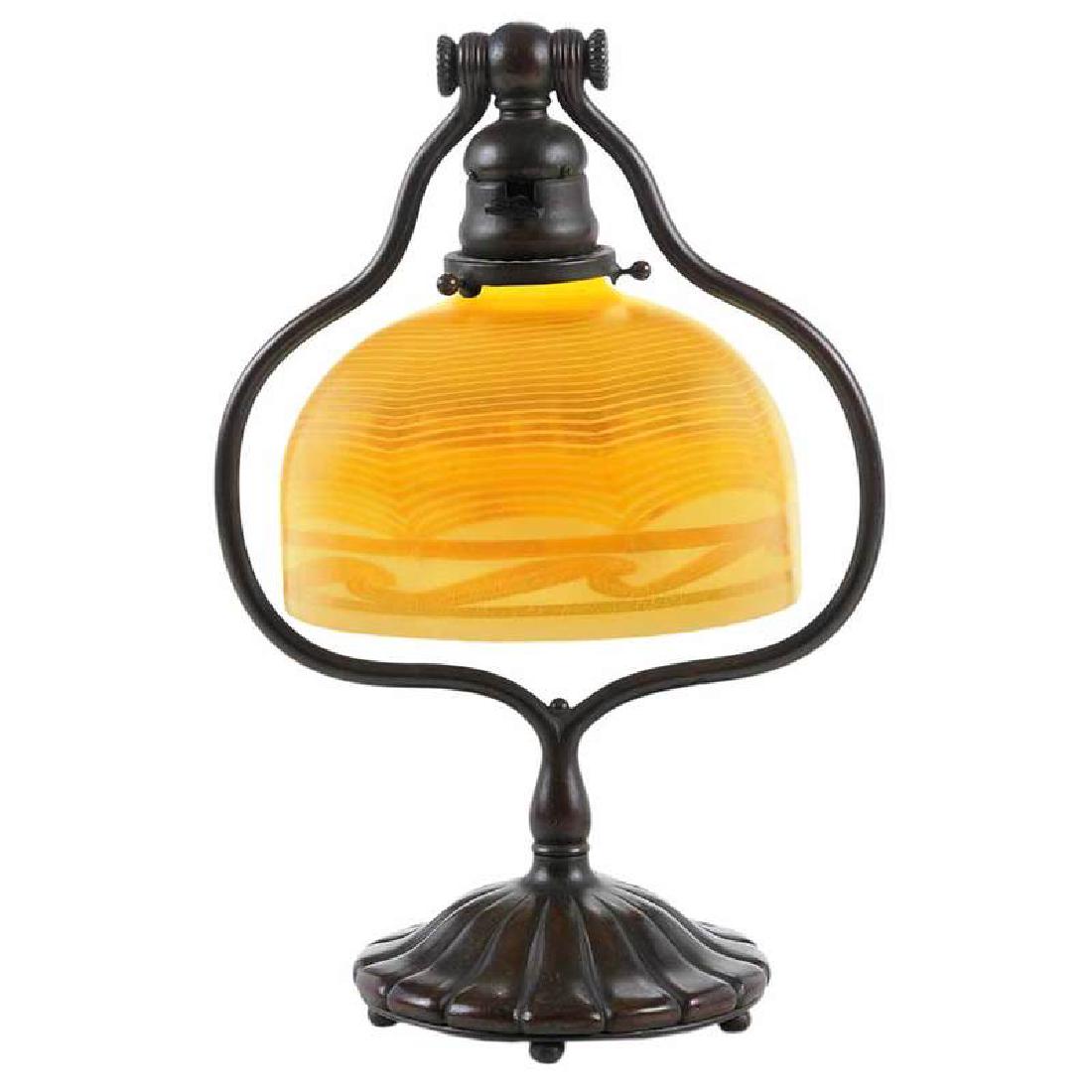 Tiffany Desk Lamp With Favrile Shade (1 of 1)