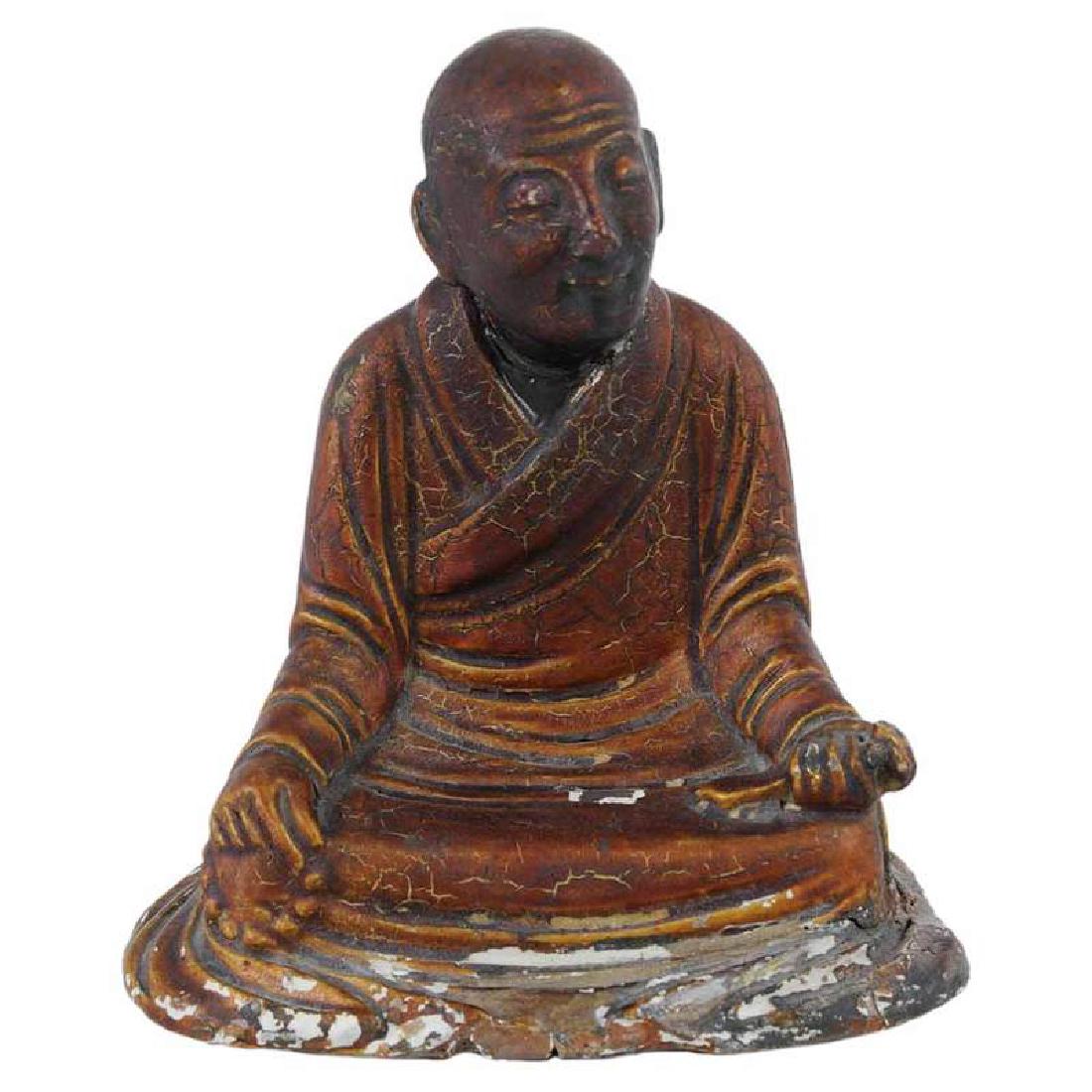 Chinese Seated Arhat Figure (1 of 6)