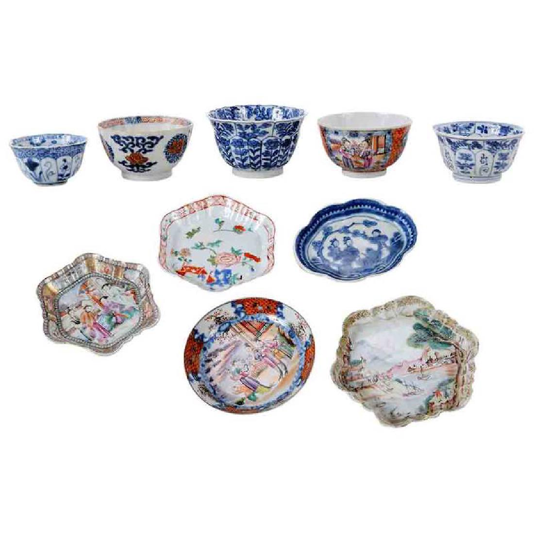 Ten Export Assorted Tea Wares (1 of 6)