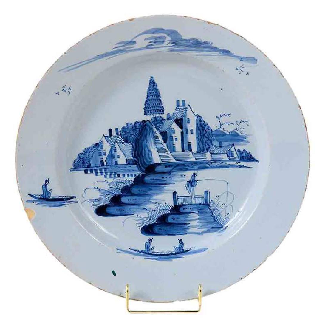 Delft Deep Bowl Town Scene (1 of 7)