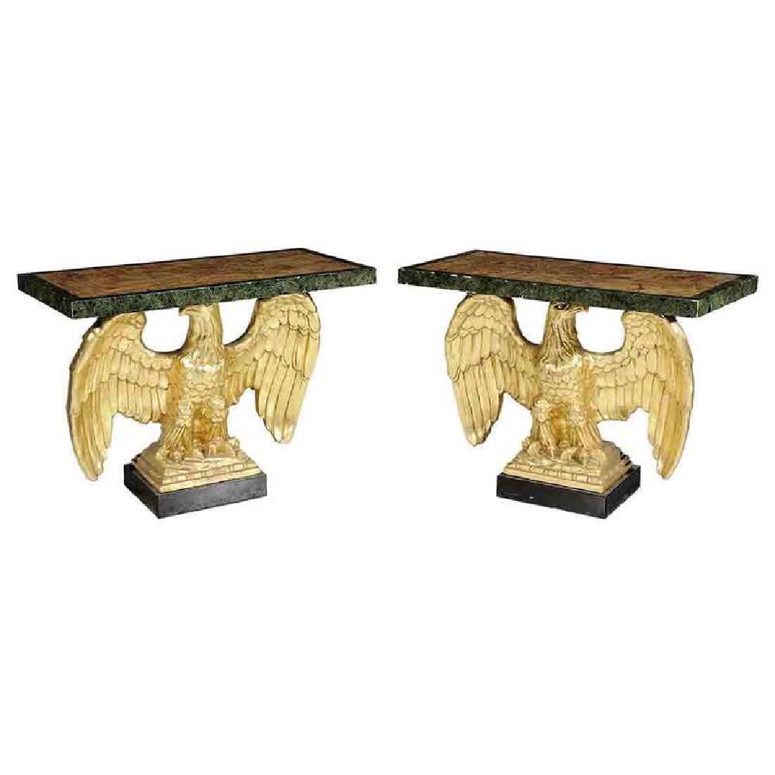 Pair George III Style Eagle-Form Pier Tables (1 of 6)