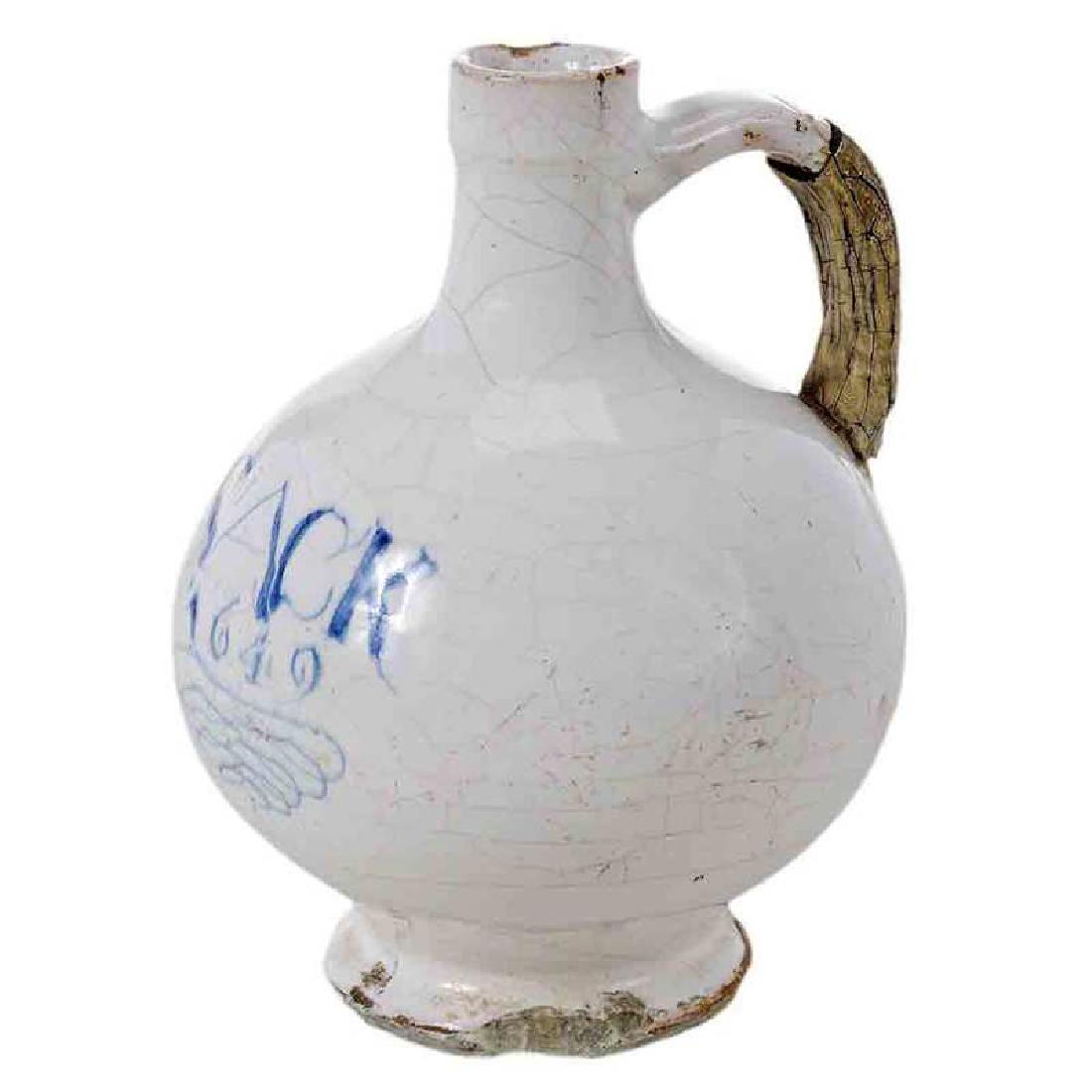 Rare Sack Jug Dated 1649 (1 of 10)
