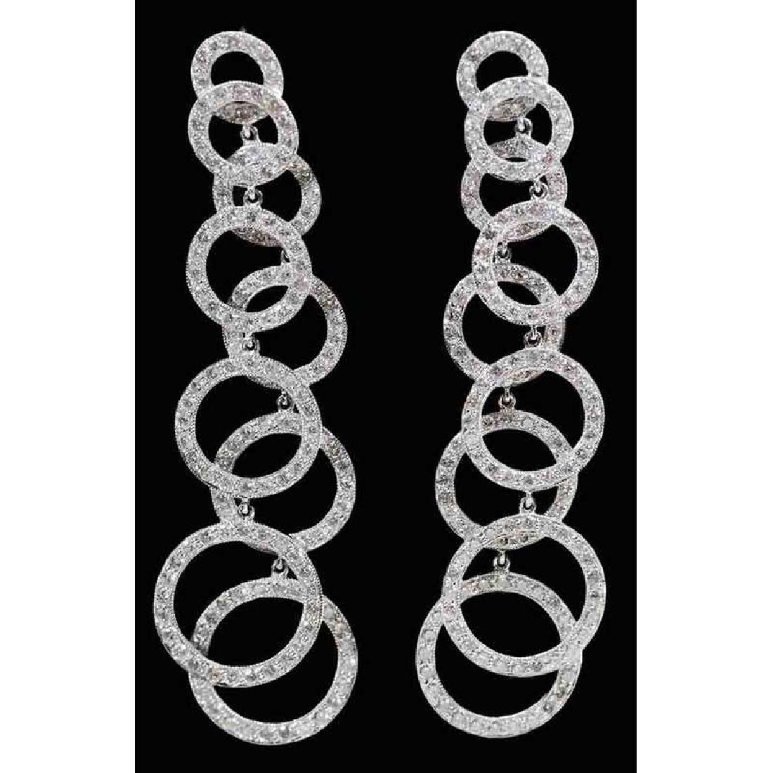 18kt. Diamond Circle Earrings* (1 of 4)