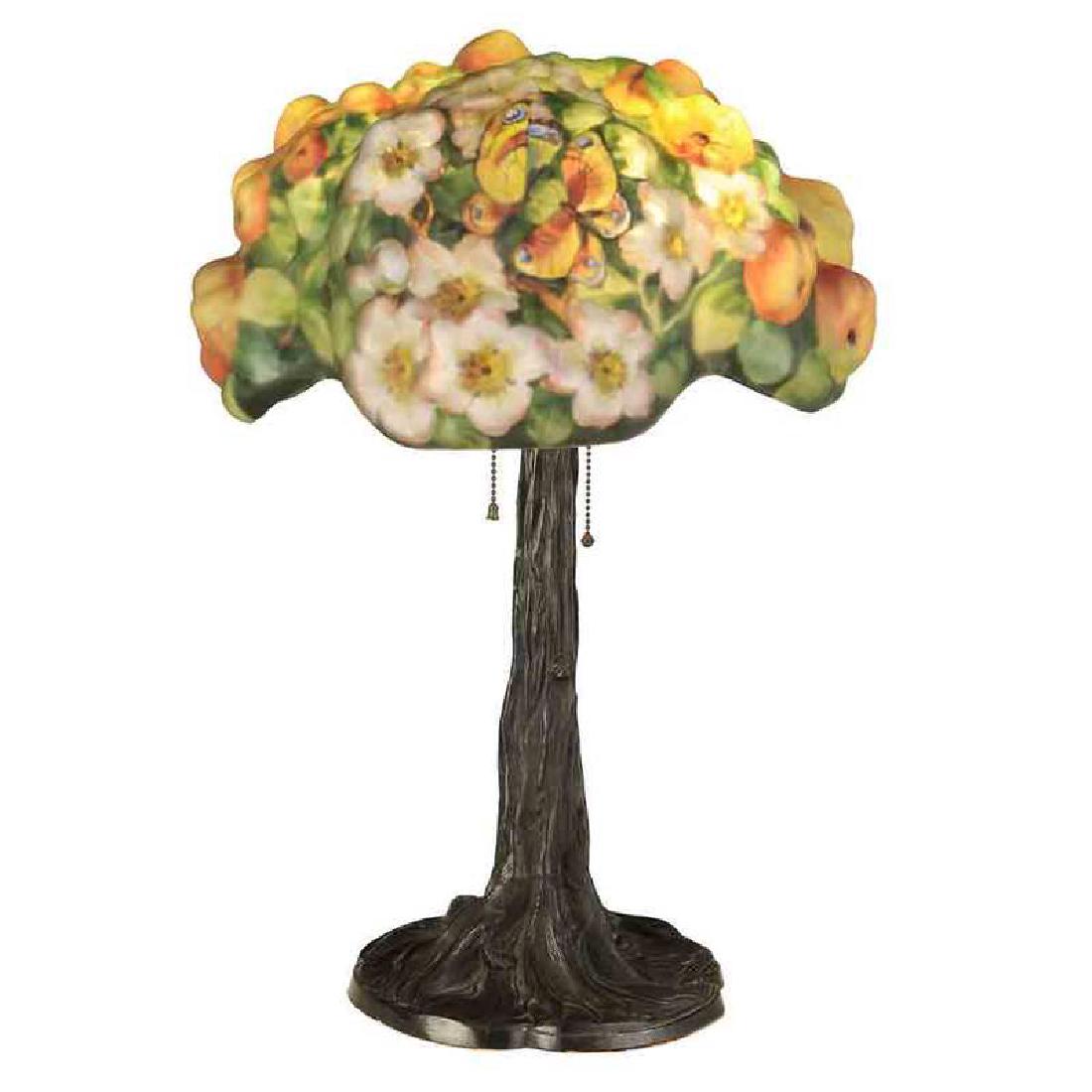 Pairpoint Puffy Apple Blossom Lamp (1 of 8)