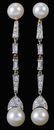14kt. Diamond & Pearl Earrings