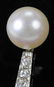 14kt. Diamond & Pearl Earrings - 2