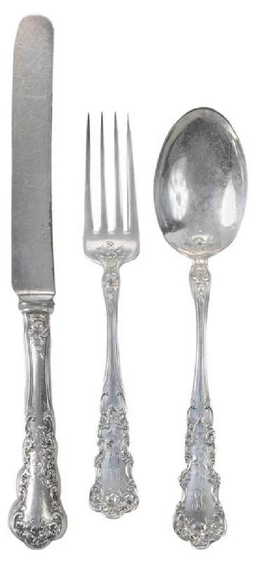 International Pansy Sterling Flatware, 34 Pieces (1 of 3)