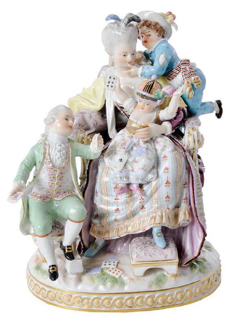 Meissen Figural Grouping of Card Players (1 of 7)