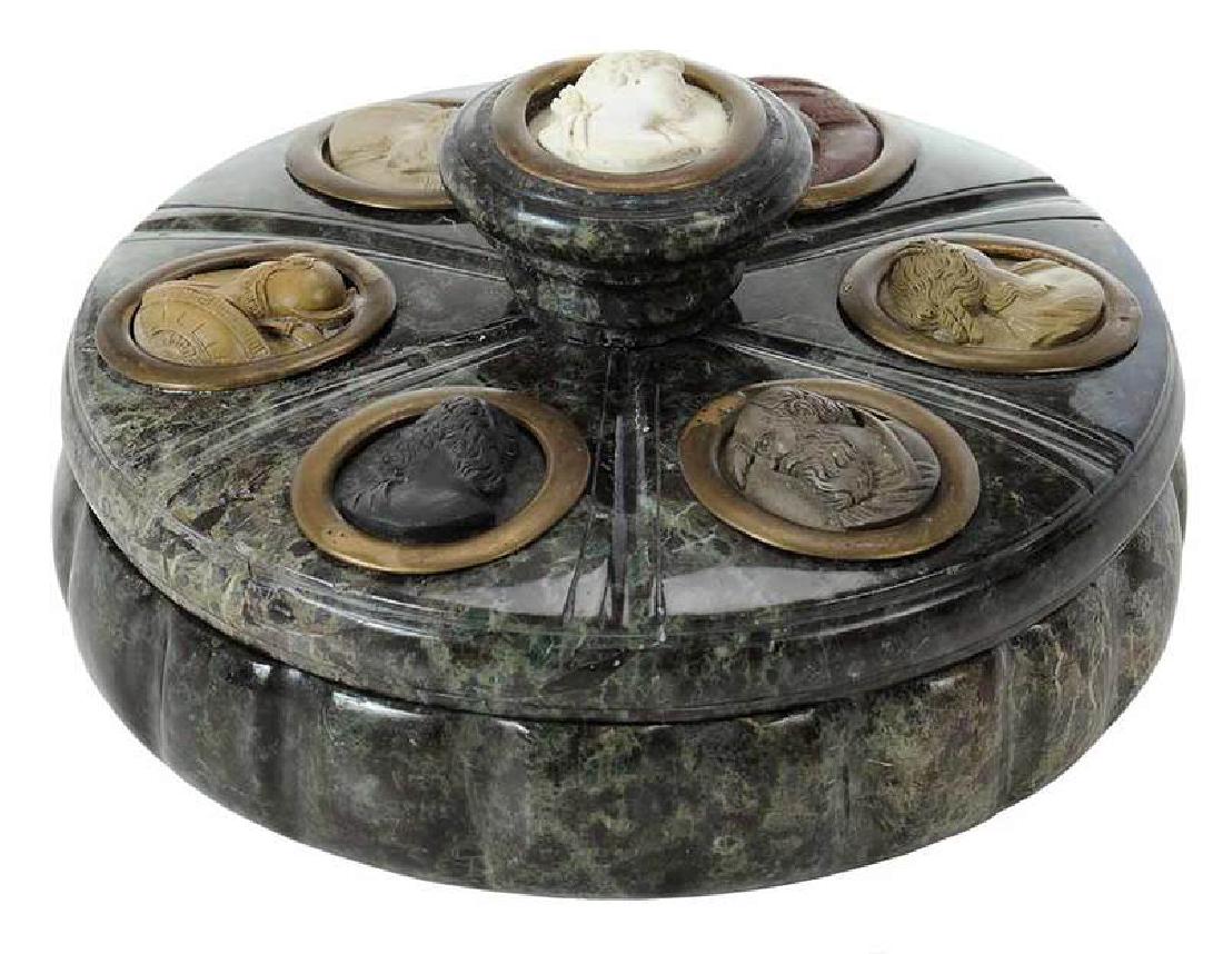 Grand Tour Inkwell with Intaglios (1 of 4)