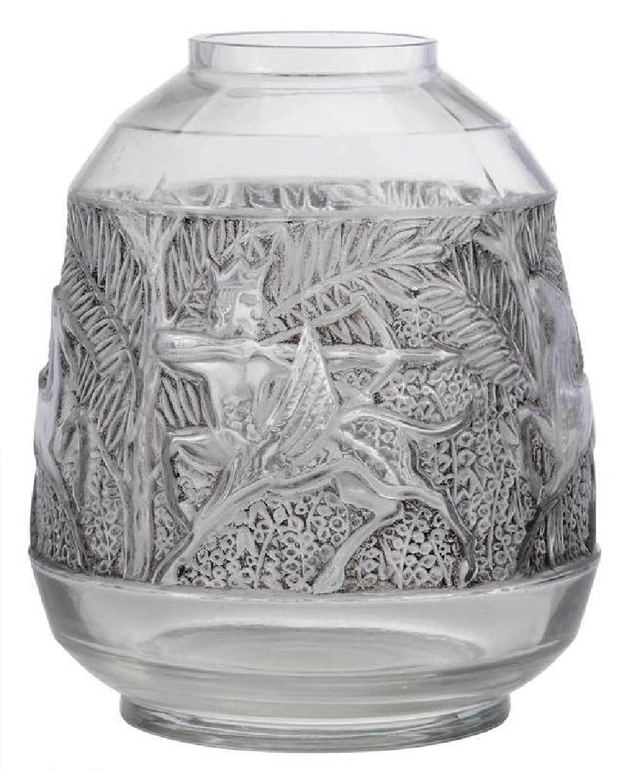 French Art Deco Glass Vase (1 of 5)