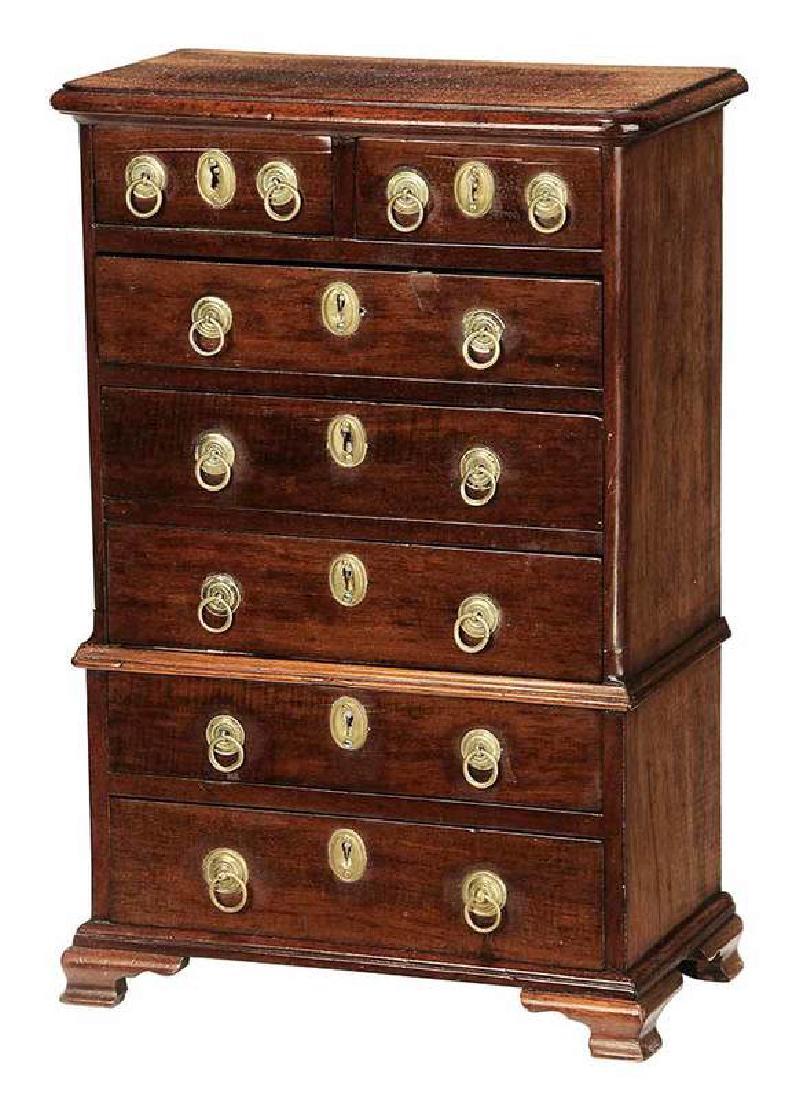George II Miniature Chest on Chest (1 of 3)