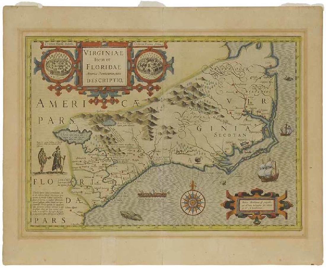 Hondius the Elder - Virginiae et Floridae (1 of 15)