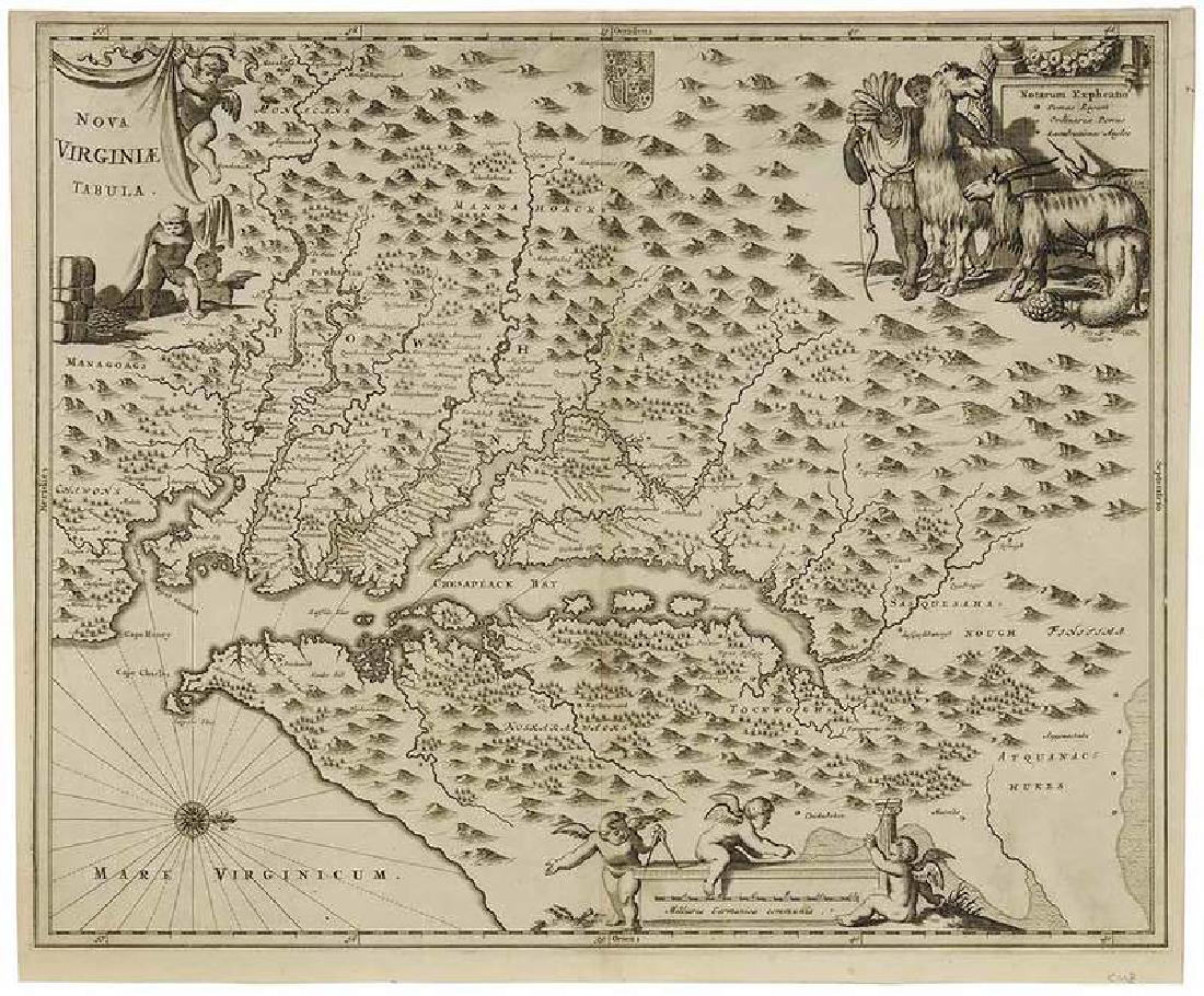 Montanus - Nova Virginiae Tabula (1 of 6)