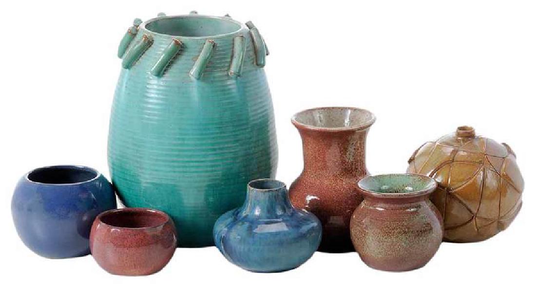 Four Pieces Pine Ridge Pottery, Three Studio (1 of 8)