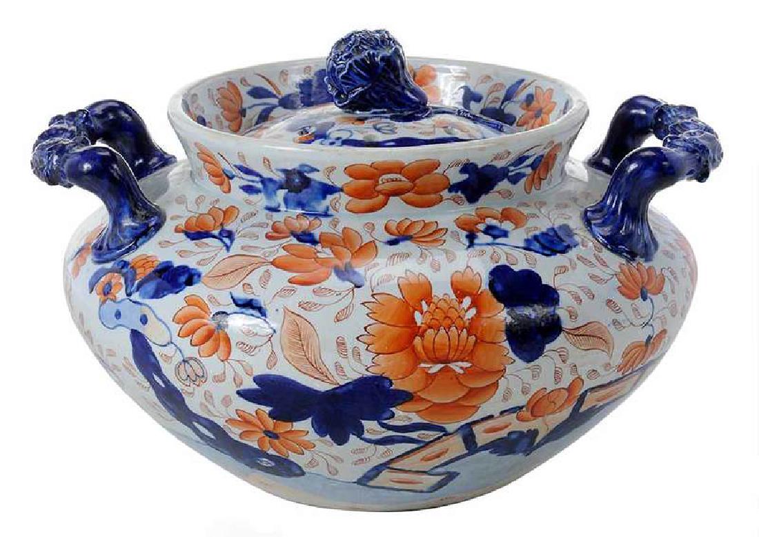 English Ironstone Imari Chamber Pot (1 of 5)