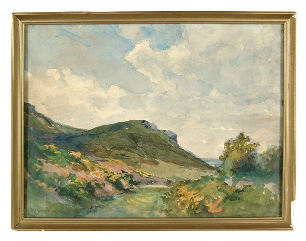 Watercolor by Henry William Moss
