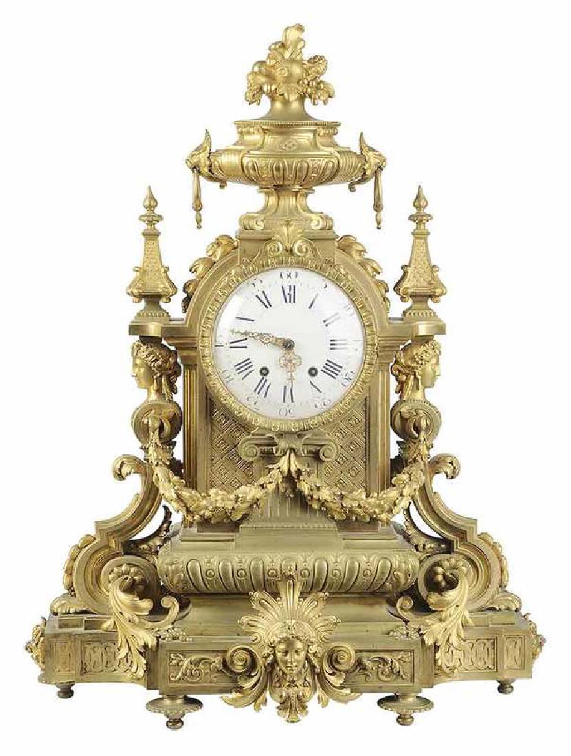 Louis Phillipe Mantle Clock by Charpentier (1 of 9)