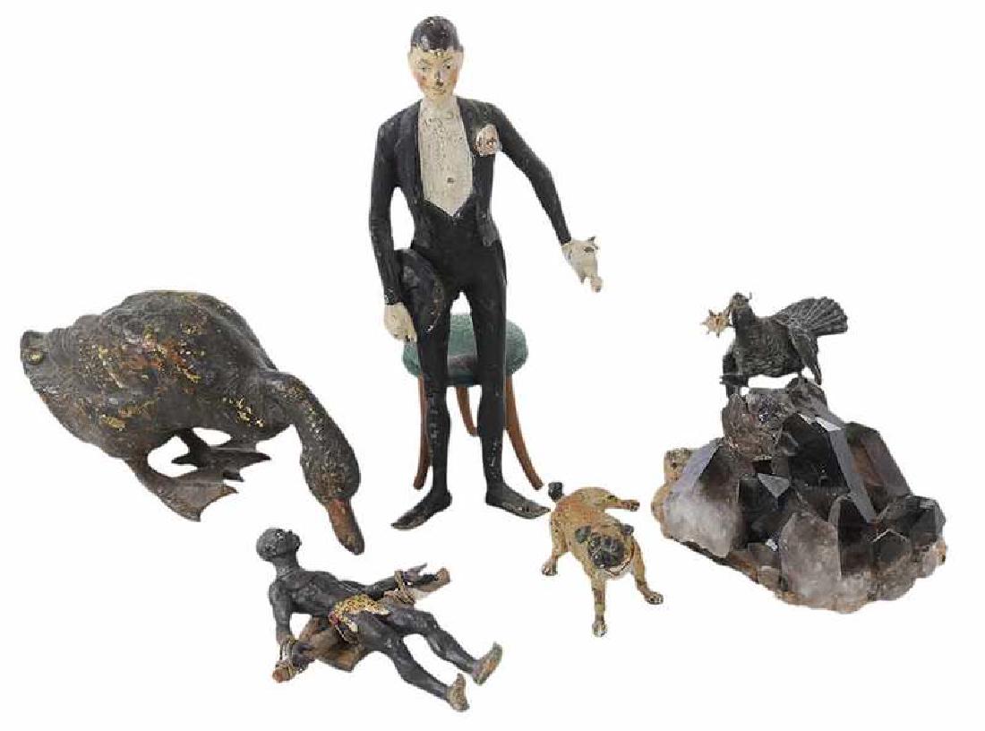 Five Cold Painted Bronze Figures (1 of 11)