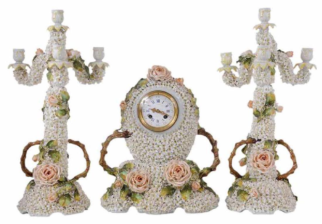 Schneeballen Garniture Clock Set (1 of 12)