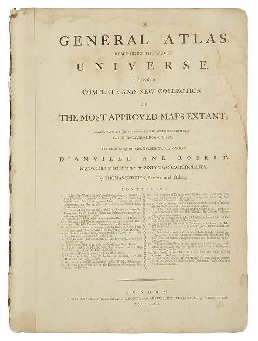 Kitchin - 10 Engraved Maps from 'A General Atlas' (1 of 15)