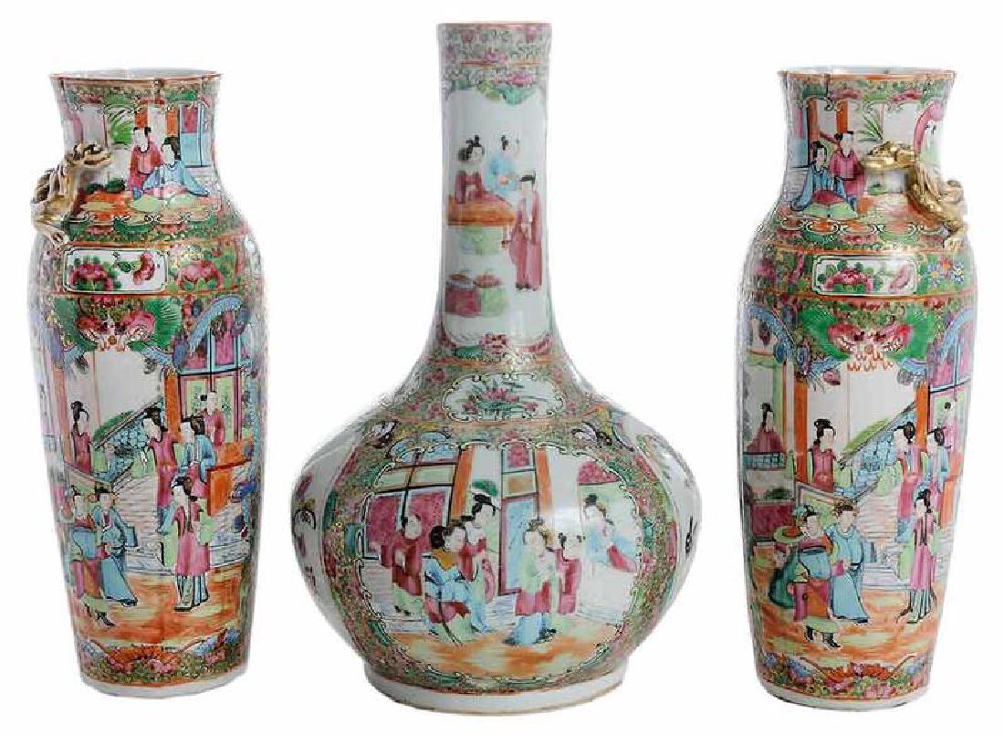 Three Rose Mandarin Vases (1 of 15)