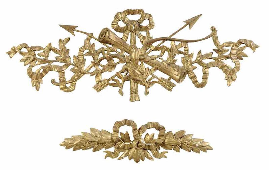 Two Georgian Style Carved Gilt Plaques (1 of 7)