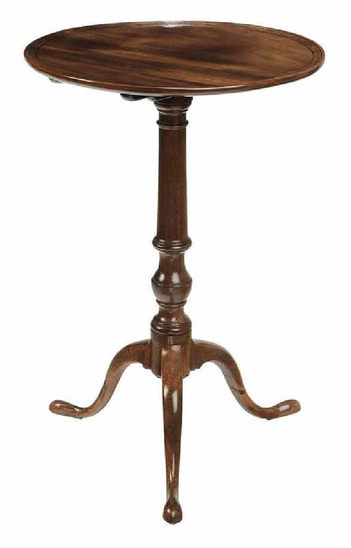 George III Mahogany Dishtop Candlestand (1 of 5)
