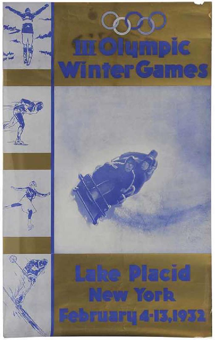 1932 Winter Olympic Poster (1 of 4)