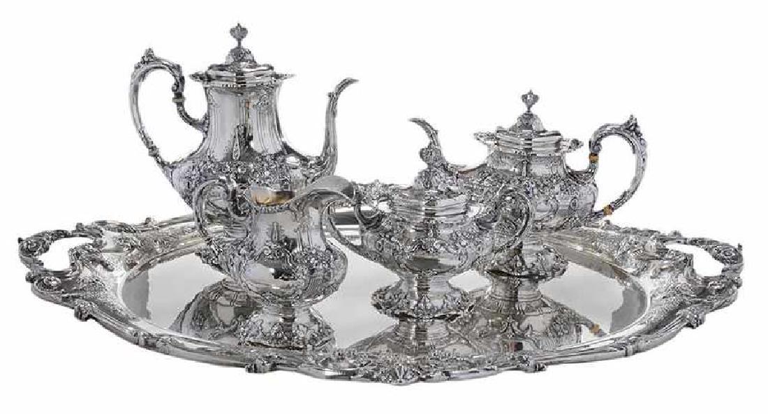 Francis I Sterling Tea Service and Tray (1 of 17)